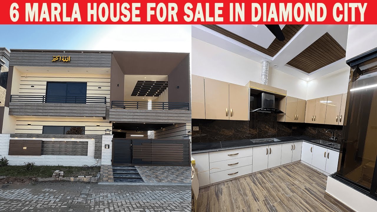 6 Marla House For Sale in Diamond City Sialkot YouTube