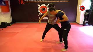 Russian WOLF combat system course on Sunday morning - disarming knife