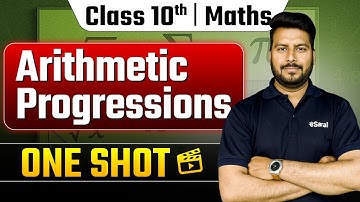 Class 10th Arithmetic Progression One Shot 🔥 | Class 10 Maths Chapter 5 | eSaral