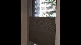 Tilt + Turn Window Blind Demonstration by Realistic Design NYC