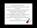 Anastacia - Paid my dues (lyrics)