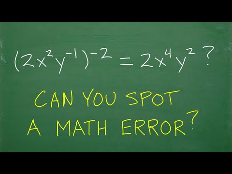 Can you spot a math error? GRADE my MATH WORK!  (powers and exponents)