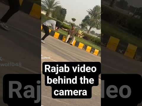 Rajab video shoot behinds