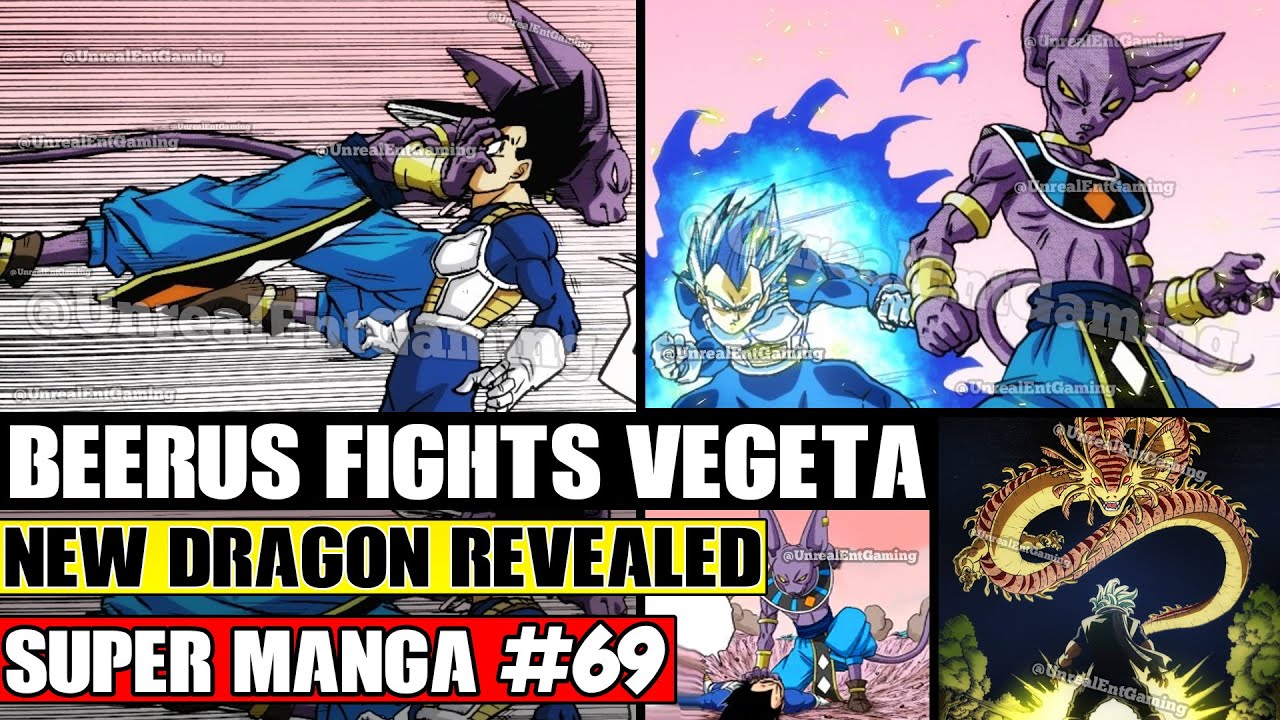 DBS Manga, multiple fight: Goku MUI vs Vegito SSJ Blue - Battles