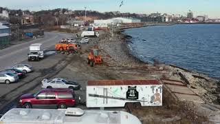 DSNY begins clean up of garbage, derelict cars along Front Street