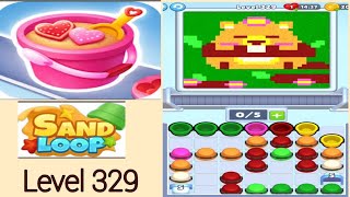 Sand loop level 329 solution and walkthrough for gameplay 