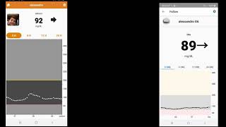 Modalitá notte in dexcom follow screenshot 5