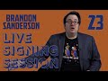 #23—Brandon Sanderson Live Signing Session Spoiler Edition (Stormlight Archive)