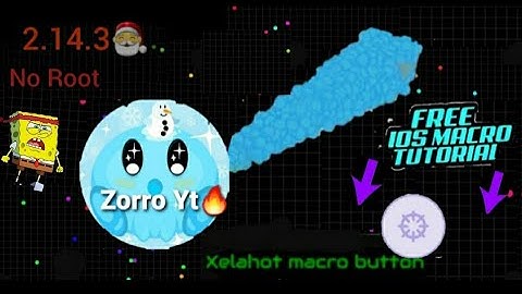 🎅Agario 2.14.3 + New Macro Button 💞+X8 Speeder + *No Root*!🔥