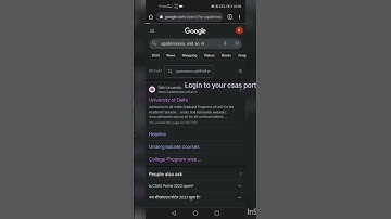 college queries!! ||Delhi University || CSAS PHASE 3...