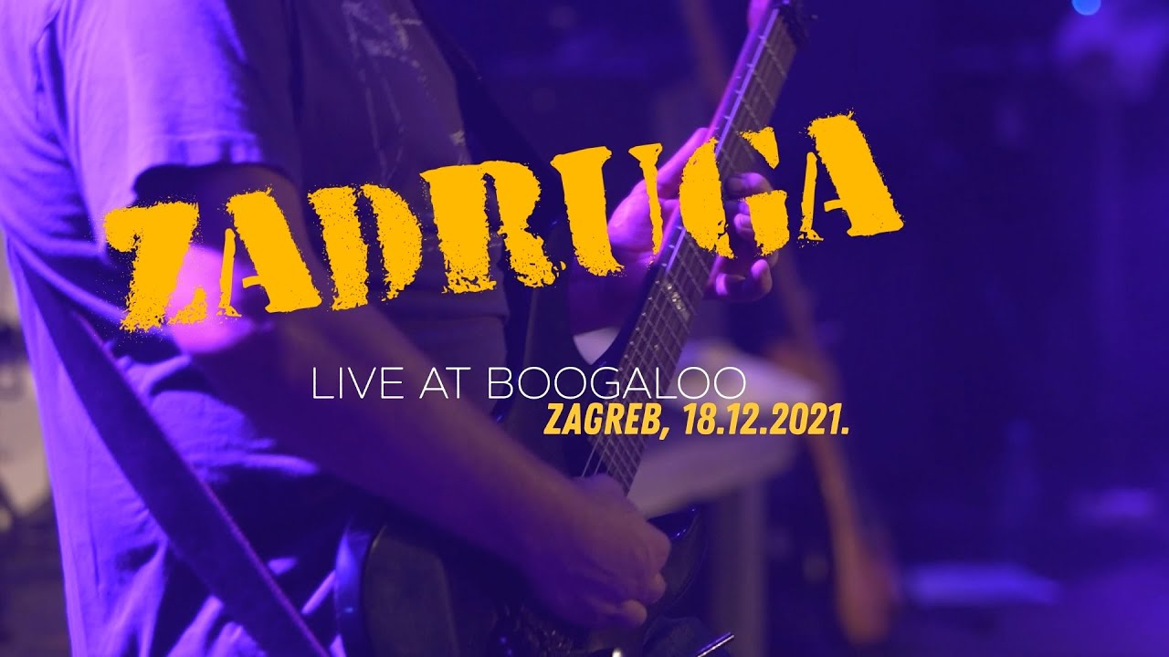 ZADRUGA - Nekak mi je ljepše biti sam (LIVE AT BOOGALOO 2021)