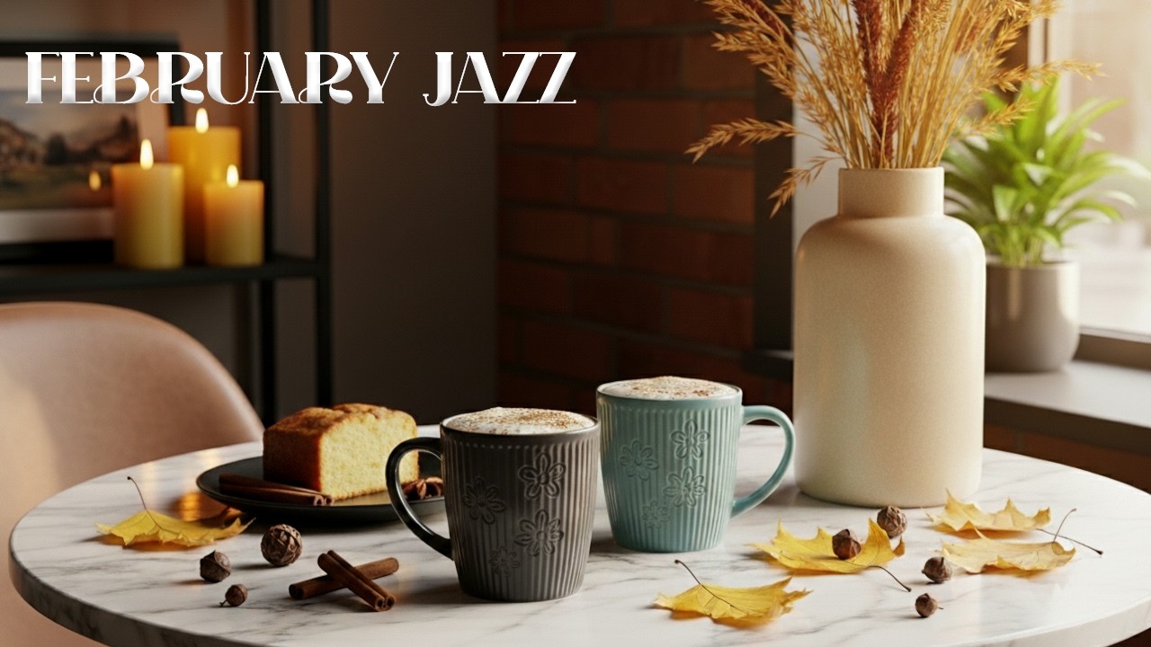 Gentle Winter Morning Jazz Cafe ☕Lightly January Jazz & Sweet Bossa Nova Piano for Good Mood