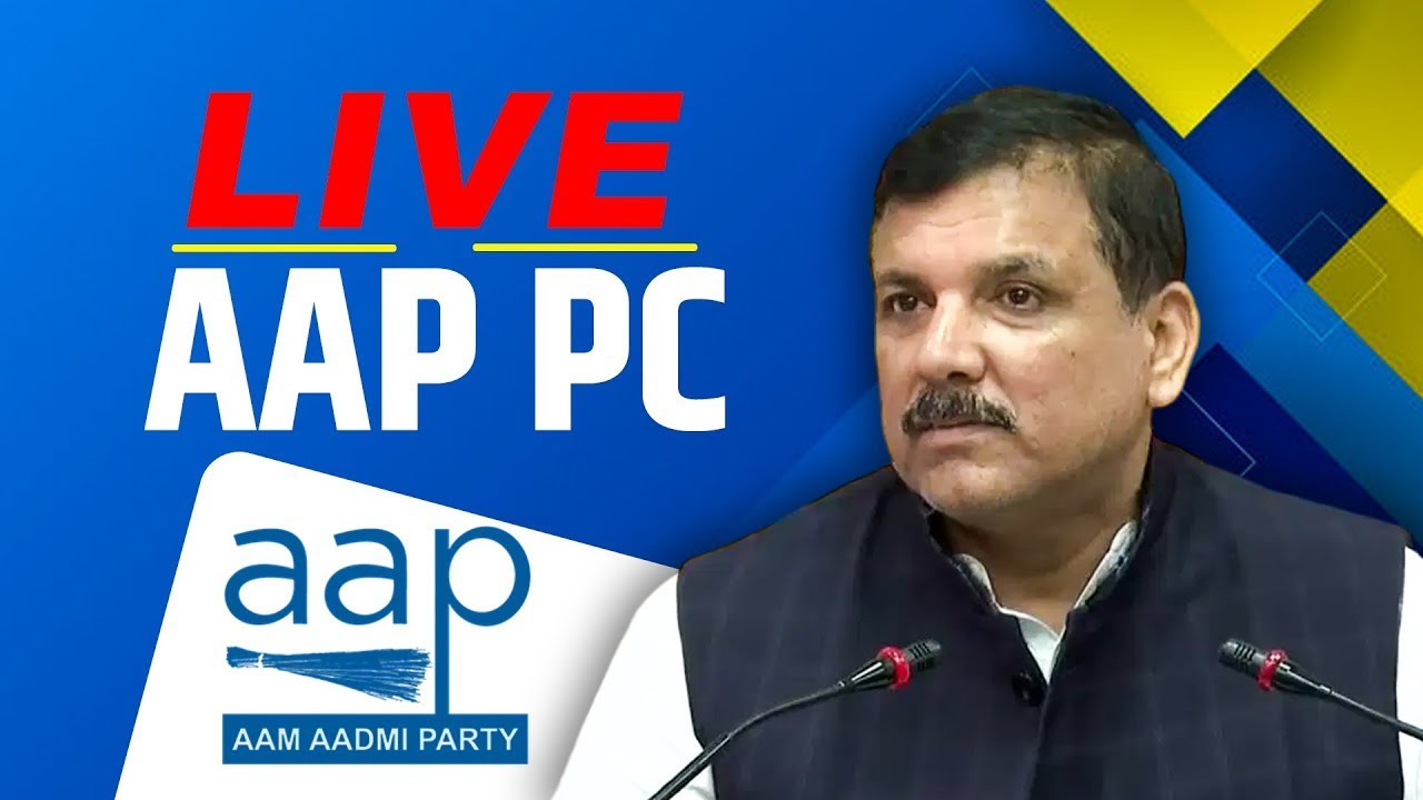 AAP Party MP Sanjay Singh Press Conference | Hindenburg | SEBI ...