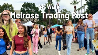 LOS ANGELES Melrose Trading Post 🇺🇸 West Hollywood CA 4K