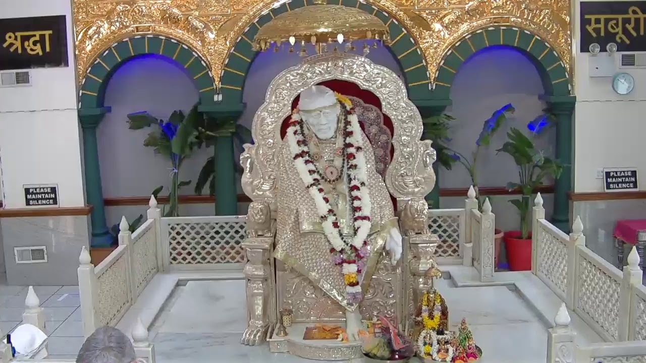 Shri Shirdi Sai Baba Temple , Flushing , New York , Live Aarti YouTube