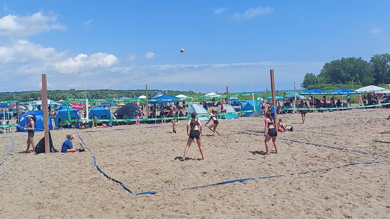 Volleyball Highlights OVA beach tour provincials at Ashbridges Bay