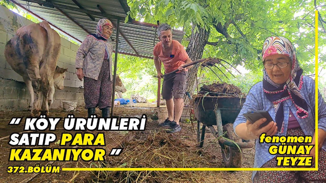 Köyde yaşayan 71 yaşındaki teyzemizin ŞAŞIRTICI enerjisi.(Tek başına ürün satıyor, kargoya veriyor)