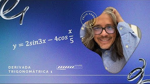 Derivada Trigonométrica 1 con #mathfelix_ Prof. Félix Fernández