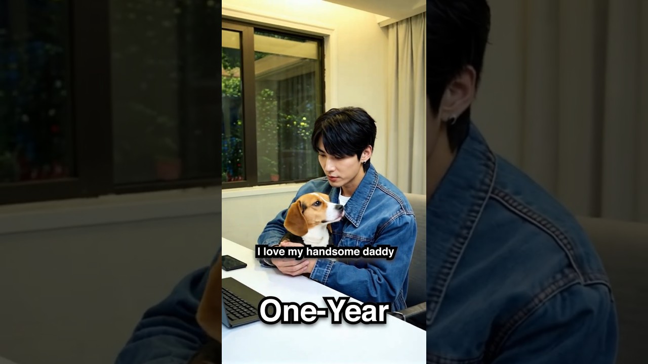 Beagle Puppy Growing Up – From Tiny Nose to Big Adventures! 🐾👃