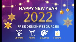 New Year 2022 Free Design Resources