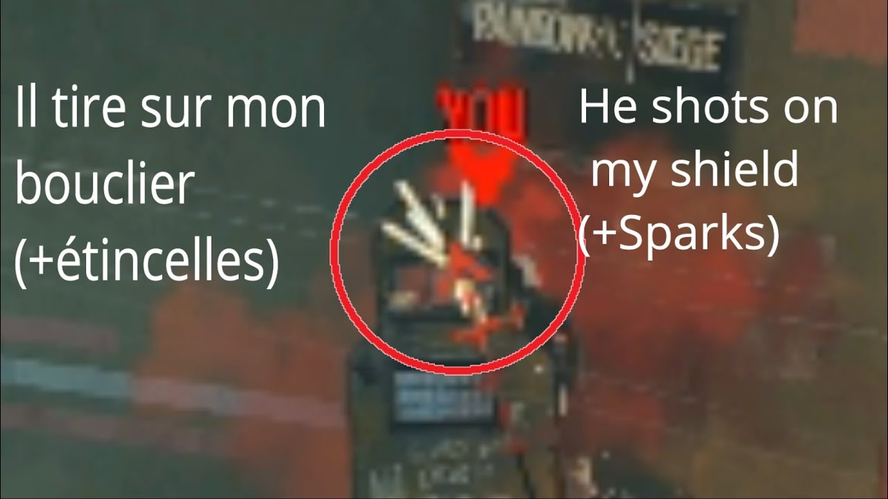 r6 shield bug shots me through shield Dx - YouTube