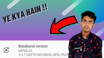 Mobile Phones📱📱 mein Baseband kya hota hain ?