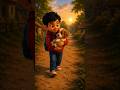 टिटू और उसका वफादार दोस्त 🐕#cartoon #kidsstory #moralstories #animation #shorts