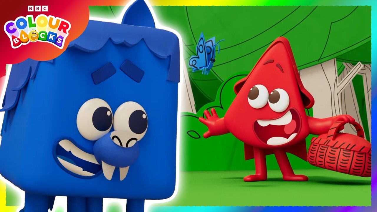 Красная Шапочка исследует лес | Дети учат цвета | Цветовые блоки