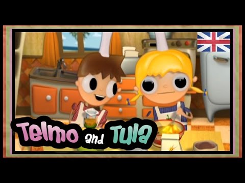 Telmo and Tula - Chocolate cake recipe to cook with kids. Children cartoon show