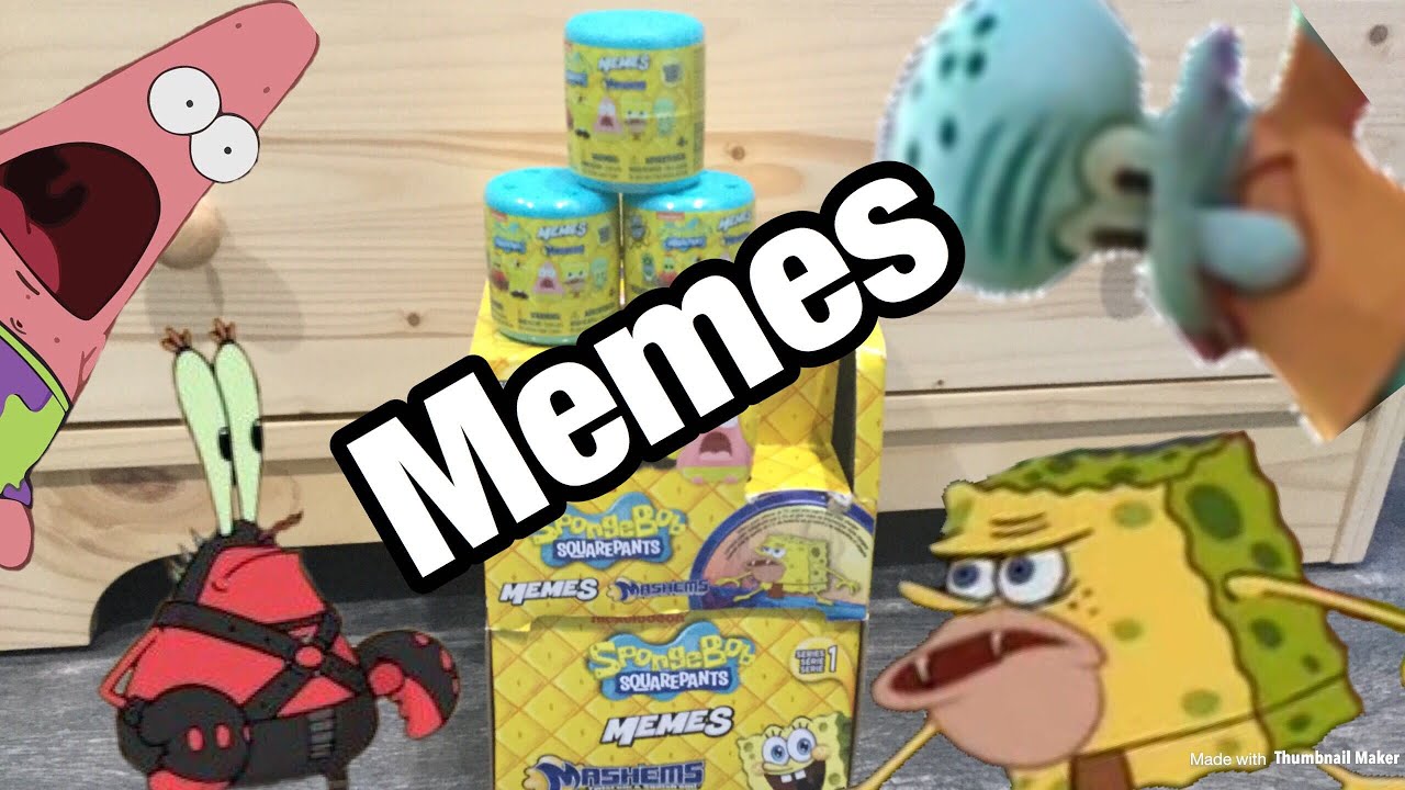 Spongebob Mashems Memes Unboxing YouTube