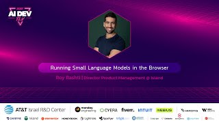 Roy Rashti  @ AIDevTLV '25 | Running Small Language Models in the Browser screenshot 5