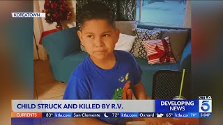 9-year-old boy struck and killed by RV driver in L.A.