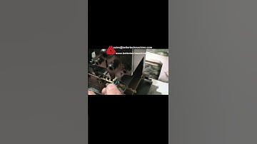 Shark tooth terminal crimping machine