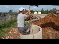 Как выкопать колодец экскаватором