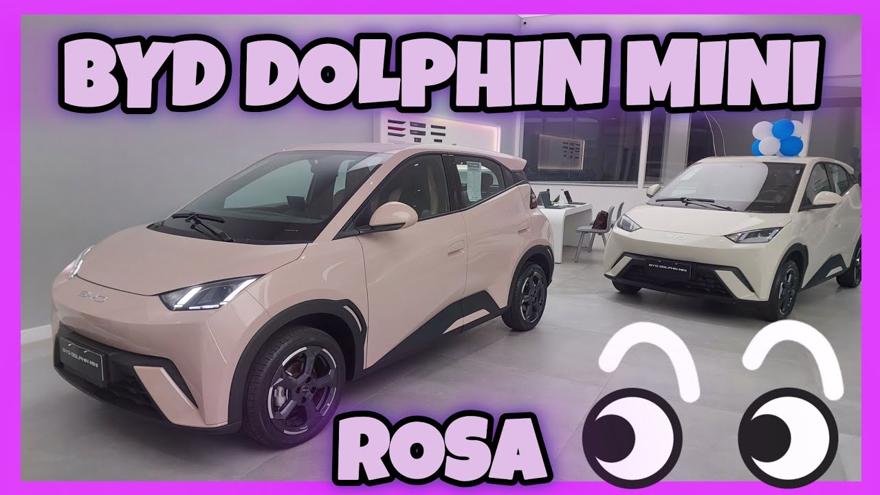 BYD DOLPHIN MINI COR DE ROSA - CONCESSIONÁRIA RIOZEN JACAREPAGUÁ ...