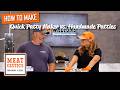 Handmade Patties vs. Walton's Quick Patty Maker: Which is Faster?
