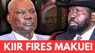President Salva Kiir Mayardit removed his long-term ally Hon. Micheal Makuei from Justice ministry.