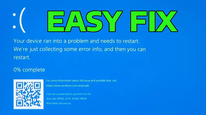 How To Fix KERNEL DATA INPAGE ERROR in Windows 11