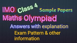 IMO Class 4 | Math Olympiad Sample Papers 2020-21 |  IMO 2020 | CBSE/ICSE/State Board screenshot 3