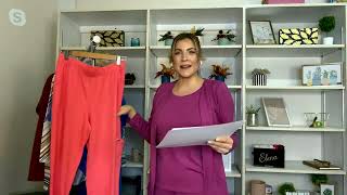 Sport Savvy French Terry Straight Leg Pant on QVC