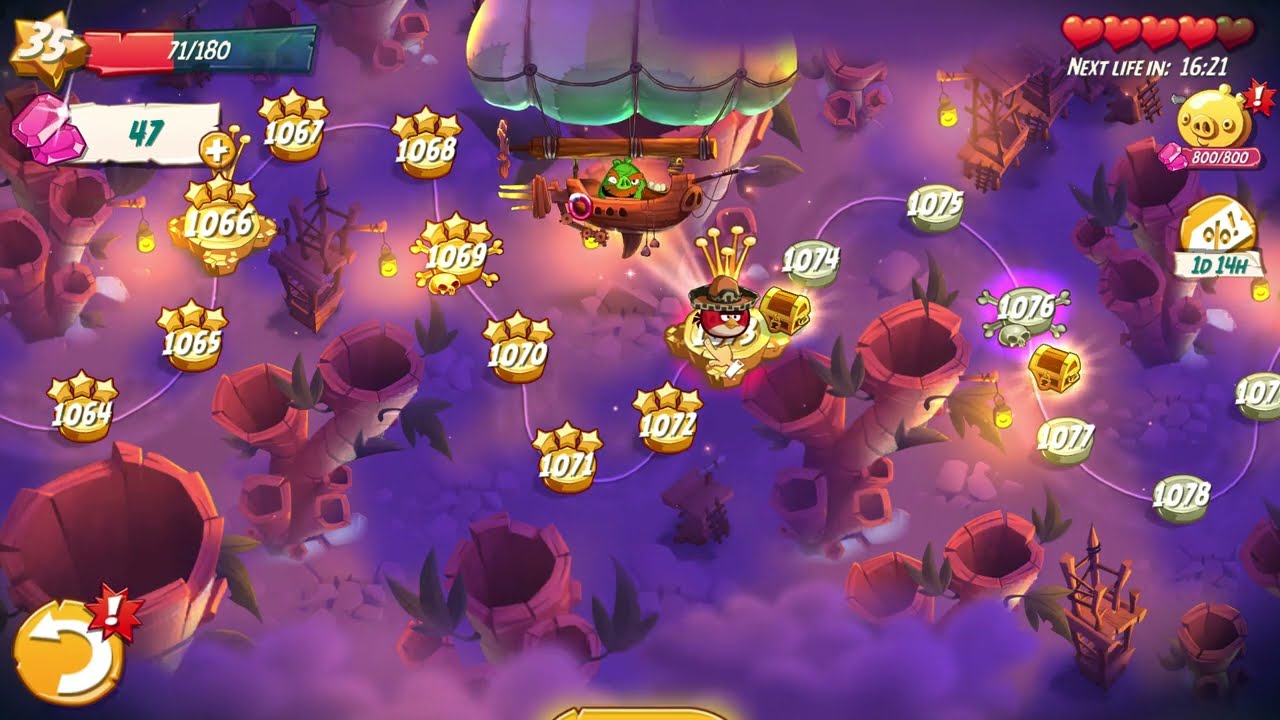 Angry Birds 2 level 1073