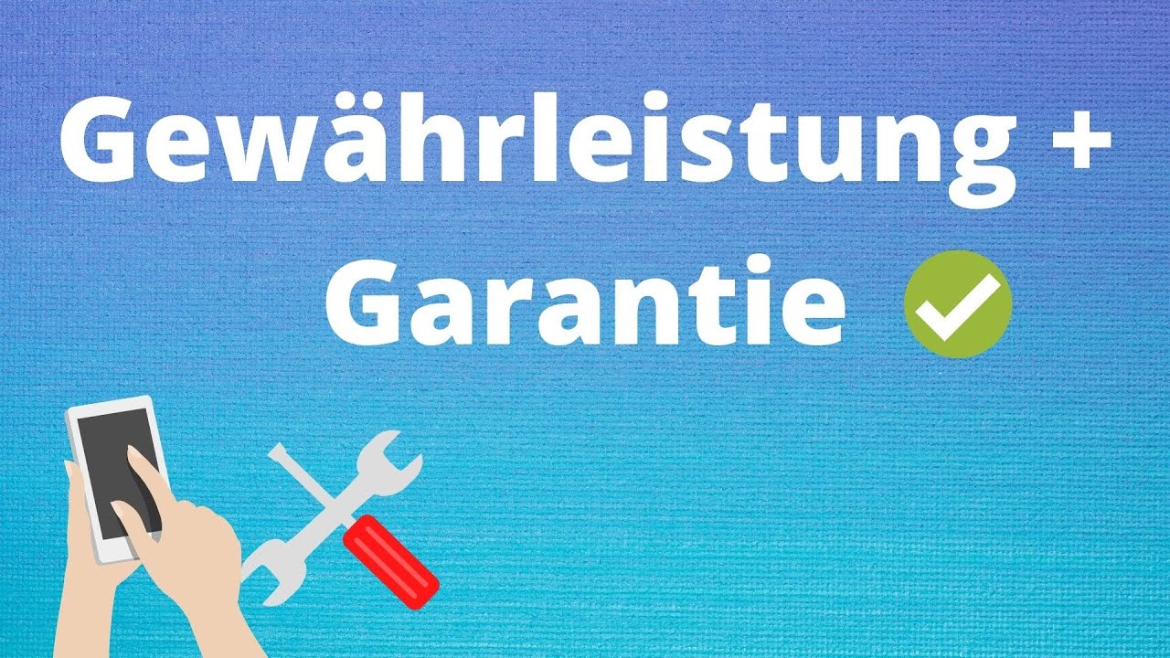 New Gewährleistung und Garantie