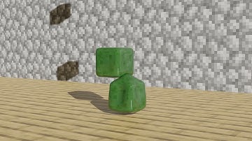 Blender | Minecraft Slime Simulation [Softbody]