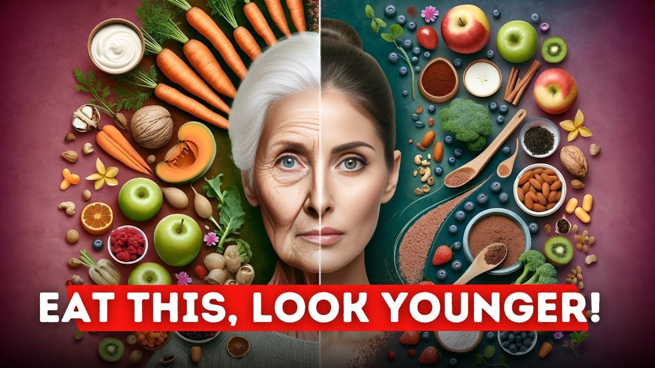 10 Anti-Aging Foods | Grow Younger Foods | Secrets of Youth and Beauty