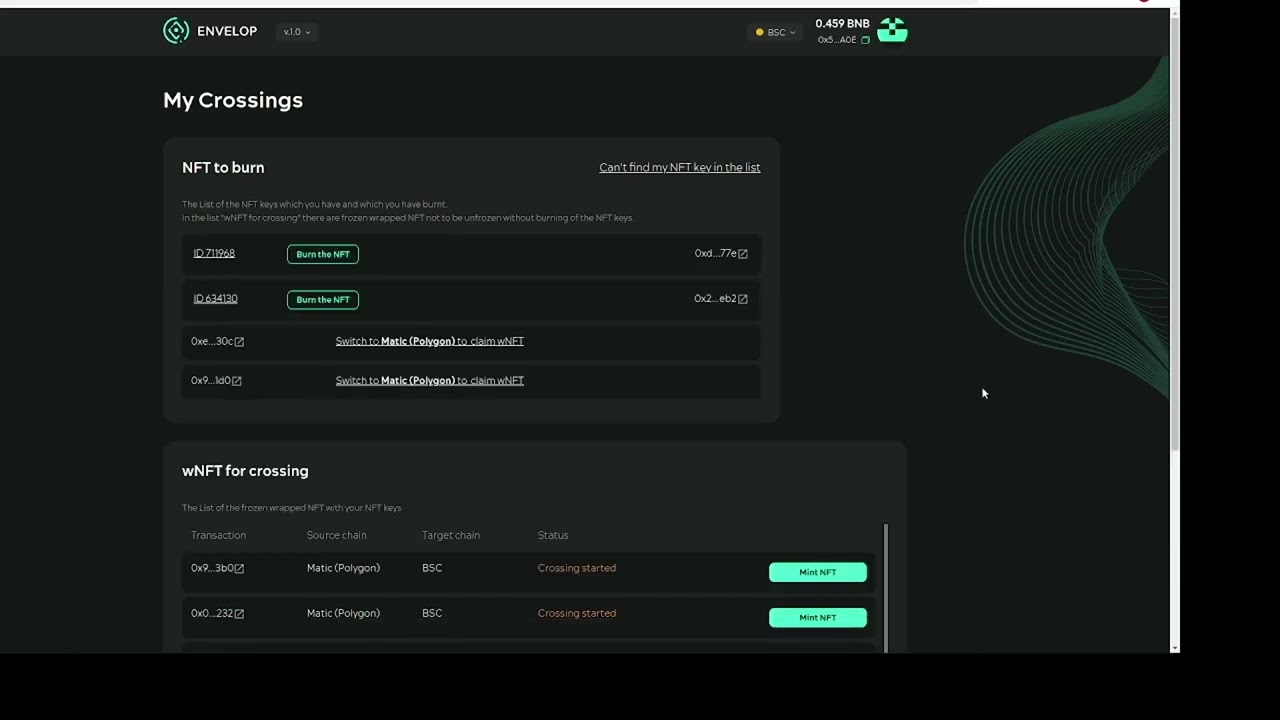 Cross NFT Application Guide