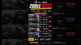 200cc bikes model in india #bikereview #automobile #autoreview #indianbikes #reelsindia