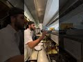 POV in the kitchen of a fine dining restaurant