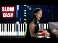 Vanessa Carlton - A Thousand Miles - SLOW EASY Piano Tutorial