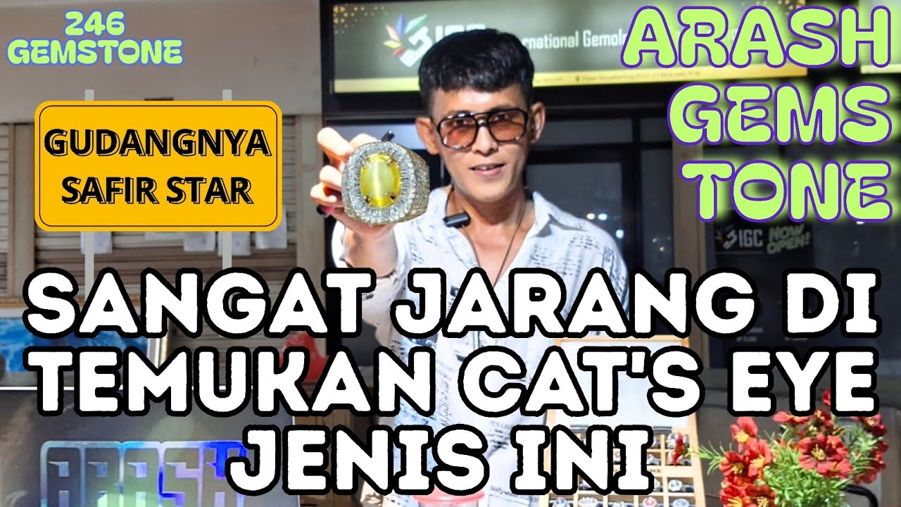 Safir dengan tingkat kejernihan yang sangat total, ada juga Cat's Eye yang super langkah🔥🔥 || 246
