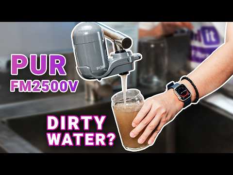 PUR PLUS Faucet Water Filter FM2500V Makes DIRTY Water CLEAN